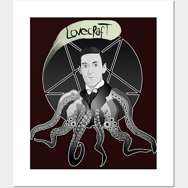 Lovecraft B&W Wall Art by nazzcat